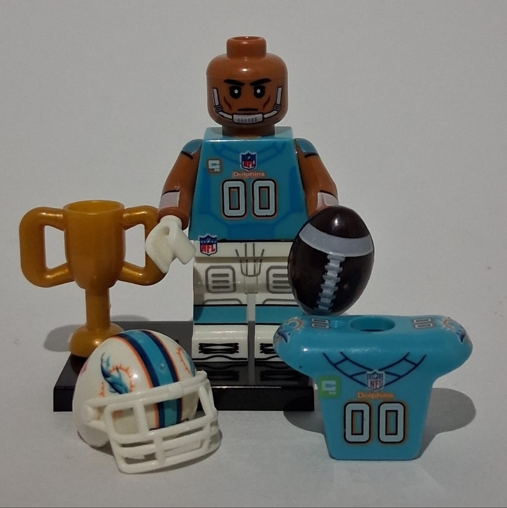Miami Dolphins Custom Lego Nfl minifigure